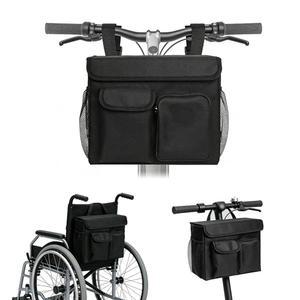 Azure 칸타라 모빌리티 스쿠터 가방, 14인치 노트북 포켓 및 컵 홀더가 포함된 보관 스쿠터, 휠체어, 자전거에 적합한 내구성 파우치