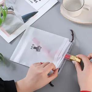 방수 고양이 파우치 옷 신발 화장품 투명 중 M12176 다용도파우치