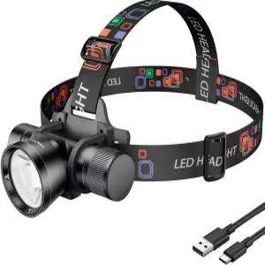 스쿠버 야간 스노클링 및 수중 탐사에 완벽한 3가지 모드를 갖춘 HECLOUD 3000 루멘 초밝은 다이빙