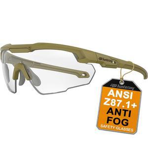 HTS 헌터스키 남성용 에어소프트 헌팅용 안전 안경, 김서림 방지 군사용 탄도 전술 안경 프로 레인지