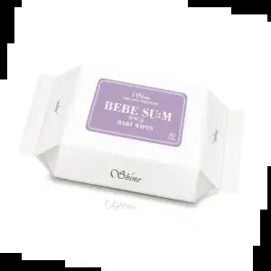 천연 천연특허 베베숨 아기물티슈 1박스 80매 10개