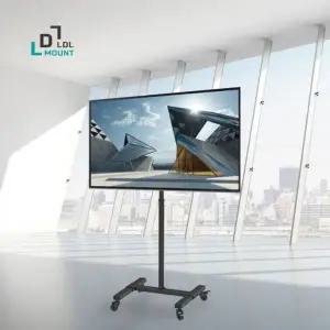 TV받침대 바퀴형 모니터 이동 거치대 삼성 회전