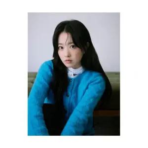 빈폴 BEANPOLE LADIES Essential 울 케이블 라운드넥 가디건 블루 BF595AE01P 416412