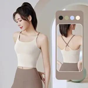 프리미엄 여성 헬스 브라탑 필라테스 트레이닝 요가복 (WFHLWKL)