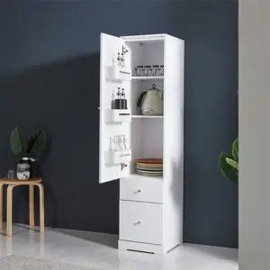 포켓 슬림 자취방수납장 거실키큰수납장