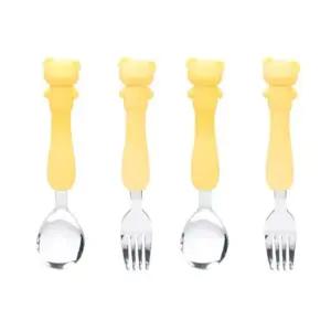 릴팡 유아 스푼 포크 세트 이유식 유아식 준비물 베어