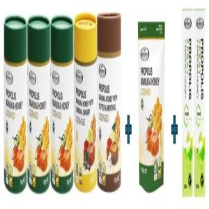 [마더네스트] 프로폴리스 마누카 로젠지스 세트 (지통 170g*5 / 리필 300g*1 / 스프레이30ml*2)