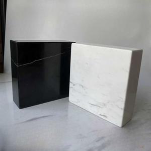 대리석 스피커 받침대 오디오 거실 대리석스피커받침대 다이 엠프 바닥 스톤 지지대 검은색