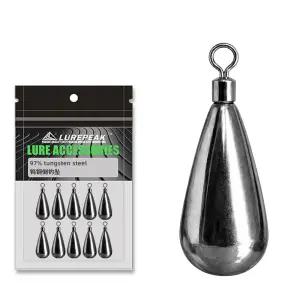 마리수 텅스텐 봉돌 빙어 물방울 싱커 낚시추 빙어낚시 채비 10개입