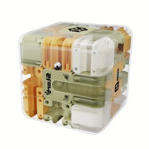 3D 미로 매직 큐브 6면 투명 퍼즐 스피드 장난감 어린이 교육 생일 파티 선물