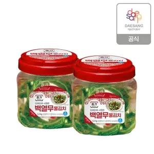 종가 백열무물김치 1.2kg(PET) x 2개