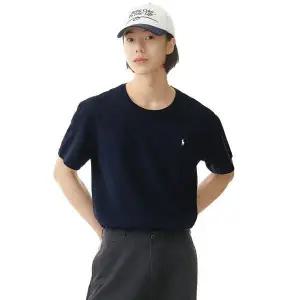 [폴로 랄프 로렌]POLO RALPH LAUREN 리퀴드 코튼 크루넥 슬립 티셔츠 - 네이비 MAPOSLP0N320147-410 897673