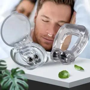 코골기 차단 방지 코골이 자석 집게 실리콘 M12962 J7