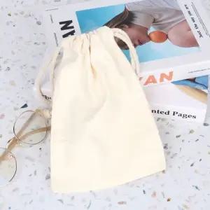 ( )무지 캔버스 개파우치 복주머니 복가방 파우치 복조리 15x21