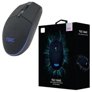TGIC 유선 6버튼 USB 광마우스 정품 박스 포장 DPI조절 LED모드