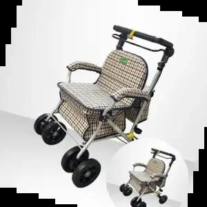 지팡이 케어맥스 실버플라이 보행보조차 노인보행기 어르신 효도용 보행 보조기 CW-SP500