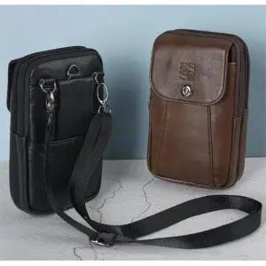 [셀러허브][라일리] Rly 캐주얼 작은 메신저백 가죽 쇼퍼백 남성 숄더백 (S9548854)