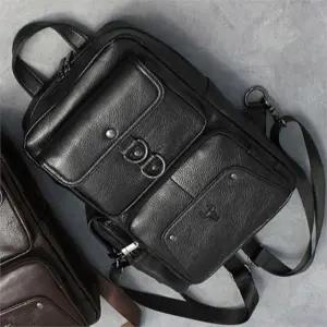 [셀러허브][라일리] Rly 회사원 정장 가방 캐주얼 가죽 책가방 검정 슬링백 (S9548017)