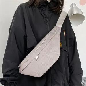 [셀러허브][라일리] Rly 골덴가방 따뜻한 느낌 메신저백 학생 크로스 바디백 (S9551351)