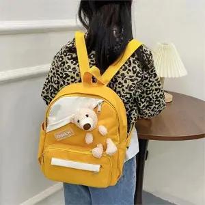 [셀러허브][라일리] Rly 데일리 학생 10대 책가방 등교 백팩 노란색 가방 (S9557749)