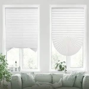 [콩심팥심]붙이는 블라인드 무타공 창 햇빛가리개 거실 간편블라인드