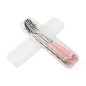 빼꼼토끼 수저 세트 포크 젓가락 믿고쓰는 휴대용숟가락포크세트