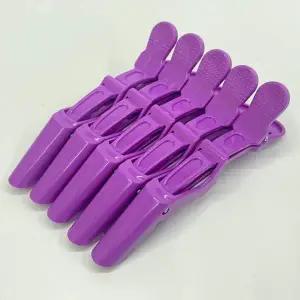 악어집게핀 악어 핀셋 집게핀 퍼플 5P 악어핀셋