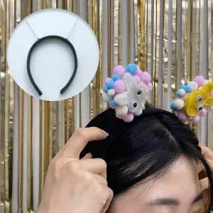 스프링머리띠 머리띠 제작 재료 블랙 머리띠제작