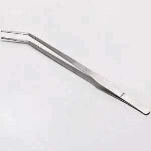 [콩심팥심]수초 관리용 스테인리스 핀셋 곡선형 38cm 어항 청소 도구
