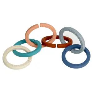 마더케이 실리콘 치발기-고리세트6P