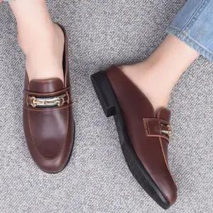 남성 로퍼 정장 샌들 구두 블로퍼 뮬신발 패션 슬리퍼 W5DDC01