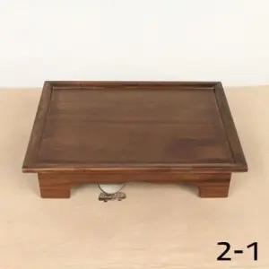 엔틱원목 직사각 찻상 다도상 티테이블(2-1N) W02BE97