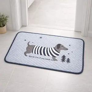 [모든GO]1+1 2종세트 면 발매트 미끄럼방지 욕실용 현관용 매트