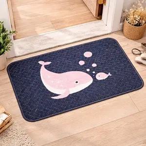 [모든GO]1+1 2종세트 세탁 가능한 면 발매트 미끄럼방지 욕실 주방 애견매트 겸용