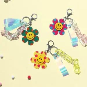 [하프클럽/]비팬시 패턴 스마일 키링