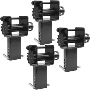 마이티 제품(4팩) 트레일러 말뚝 포켓 윈치 플랫베드 유틸리티 용량 16200파운드