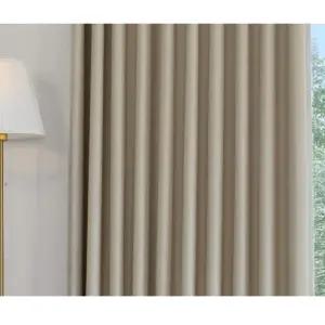 뷰하우스 암막 커튼 침실 헤이즐 린넨 대형 아이보리