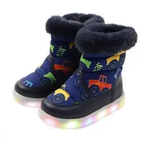 풋풋 스노우 트럭 LED 패딩방한부츠