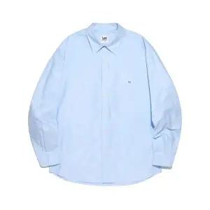 [LEE] 착장로코 포켓 옥스포드 셔츠 라이트 블루 LE2501SH01LB 897951