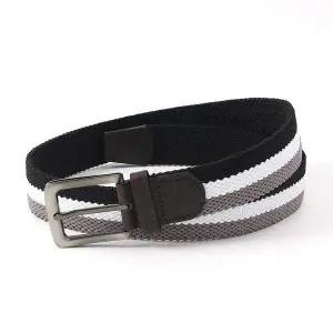 패브릭 벨트 핀버클 남성 가죽 캐주얼벨트 탄성허리띠