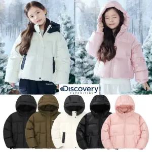 [롯데백화점]디스커버리익스페디션 디스커버리키즈 여아 숏패딩 2종 택1