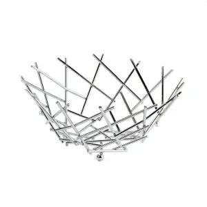 아메리칸 메탈크래프트 FRUC10 바구니 길이 8.125인치 x 너비 은색