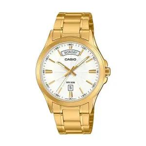 [신세계라이브쇼핑]카시오 MTP-1381GD-7A 데이데이트 금장 남성 메탈 손목 시계