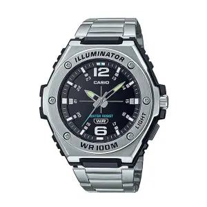 [신세계라이브쇼핑]카시오 MWA-100HD-1A 남성 스포츠 아날로그 메탈 손목 시계