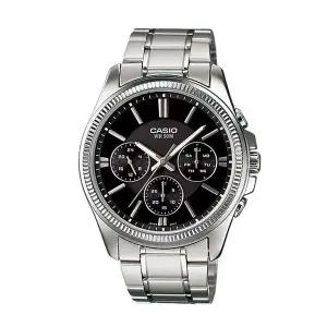 [신세계라이브쇼핑]카시오 MTP-1375D-1A 남성 라운드 아날로그 메탈 손목 시계