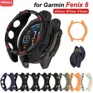 보호 스크래치 방지 소프트 TPU 실리콘 커버 가민 호환 페닉스 8 43mm 51mm 케이스 액세서리