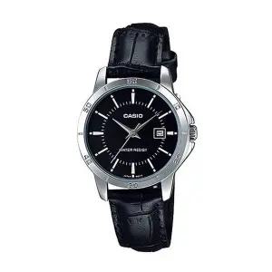 [신세계라이브쇼핑]카시오 LTP-V004L-1A 여성 아날로그 가죽 손목 시계