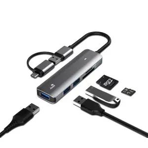 액센 MH21 5in1 USB3.0 멀티허브 메모리 카드 리더기