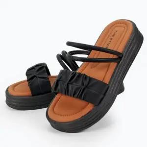 스트랩 여성 슬리퍼 통굽 쿠션 실내화 여자 여름 신발