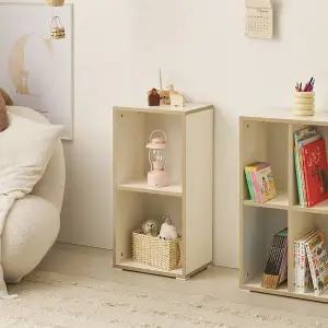 [가구리빙]에코키즈 400 책장 수납장 creamwhite
